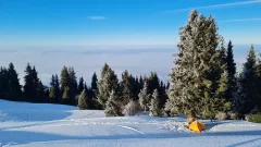 Лавинная опасность сохранится в горах Алматы до 2 мая