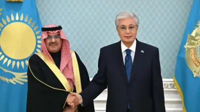 Токаев принял посла Саудовской Аравии в Казахстане