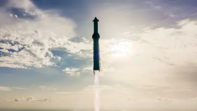 Отложенный старт Starship Илона Маска всё же состоялся: куда упало космическое судно