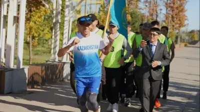 Пятидневный марафон на дистанцию 600 км начал военный из Астаны