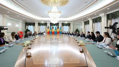Токаев провел переговоры с королем и королевой Бельгии в расширенном составе