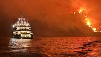Капитан яхты с казахстанцами на борту взял на себя ответственность за пожар в Греции
