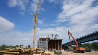 Мост через реку Иртыш в Павлодарской области могут достроить раньше срока