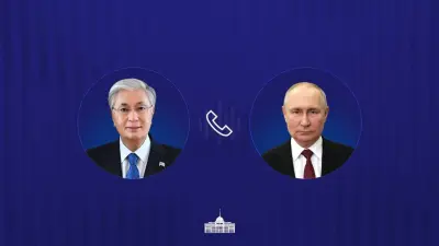 Токаев и Путин провели телефонный разговор
