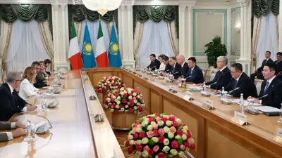 Токаев и Мелони провели переговоры в расширенном формате