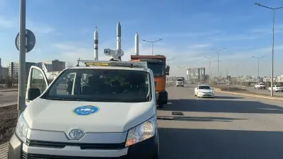 Контроль за грузовиками усилили в Астане