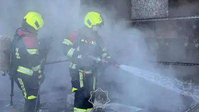 Кровля кафе горела в Астане