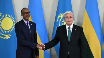 Токаев провёл переговоры с президентом Руанды