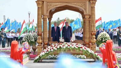 Как встречали Токаева в аэропорту Душанбе