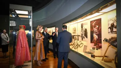 Президент Казахстана с королем и королевой Бельгии посетили Национальный музей
