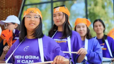 "Я и есть Казахстан". Масштабный фестиваль барабанов прошёл в Алматы