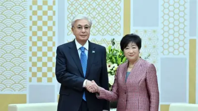 Токаев встретился с губернатором Токио