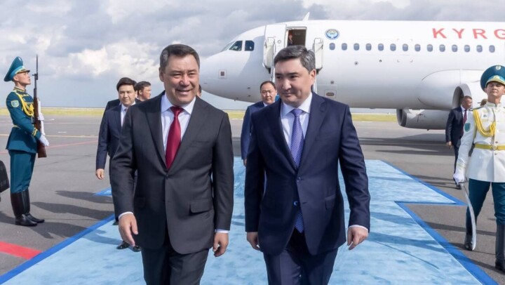Садыр Жапаров прибыл в Астану
