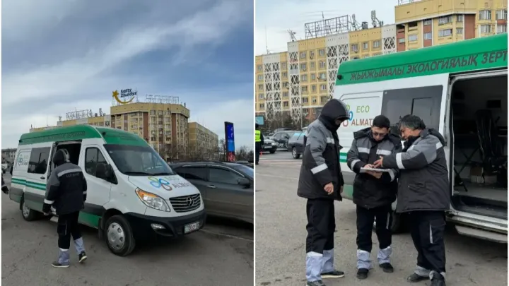 22 водителя за день наказали в Алматы за грязные выхлопы