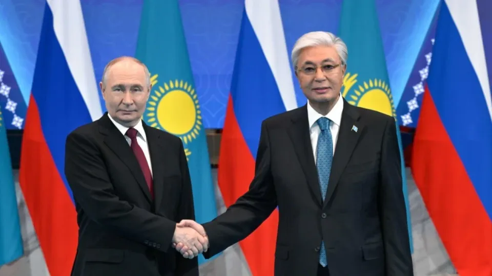 Владимир Путин и Касым-Жомарт Токаев / Фото пресс-службы Акорды