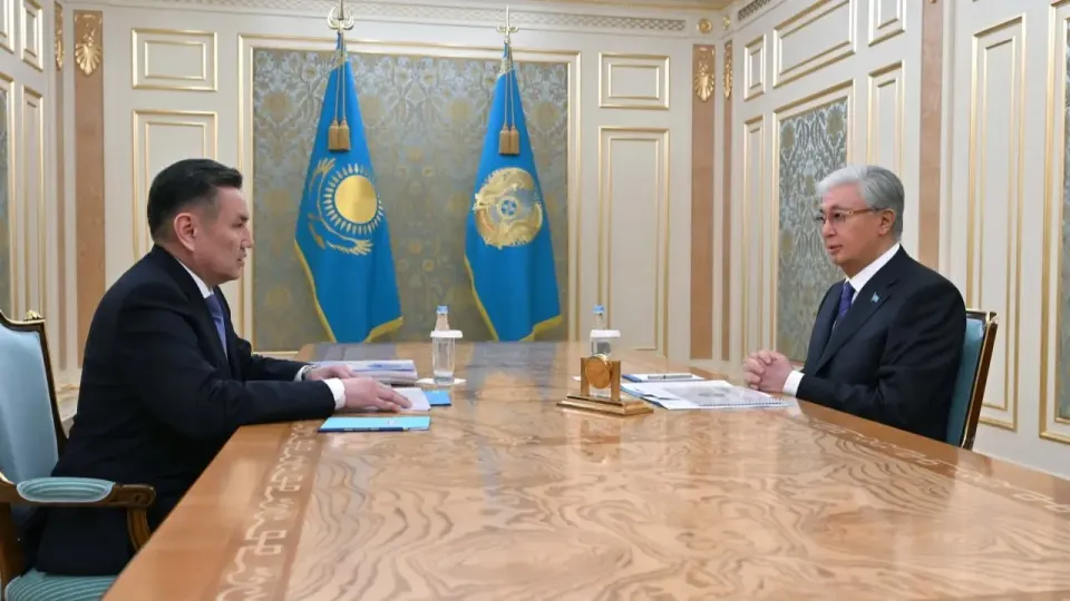 Нурымбет Сактаганов и Касым-Жомарт Токаев / Фото пресс-службы Акорды