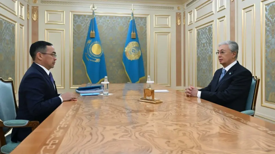 Арман Кырыкбаев и Касым-Жомарт Токаев / Фото пресс-службы Акорды