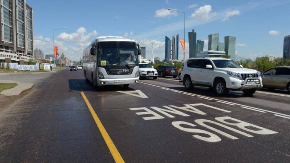 Почти 60 км новых автобусных полос появятся в Астане