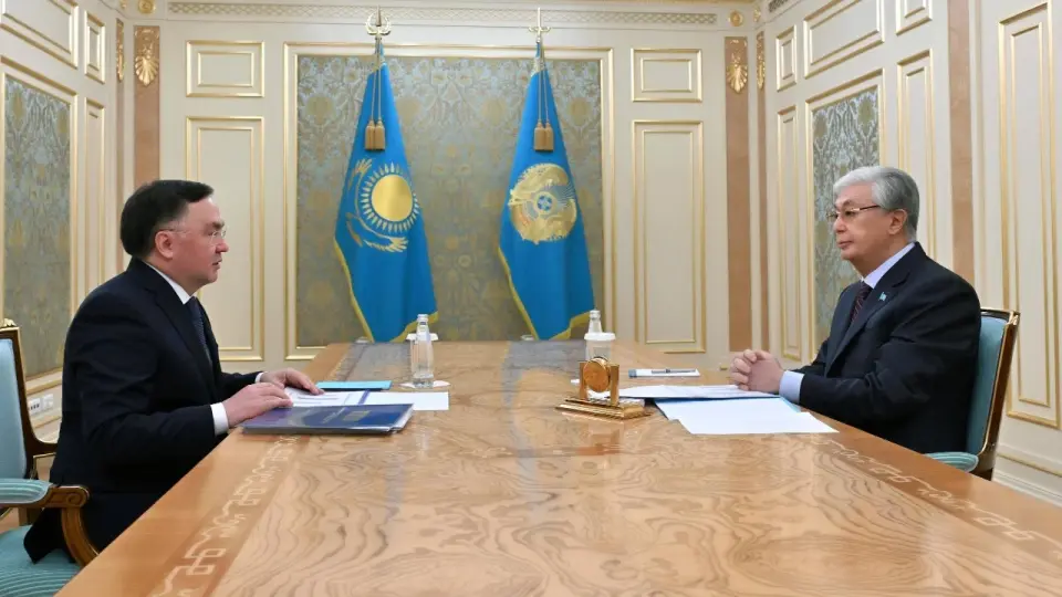 Президент принял председателя Верховного суда / Фото пресс-службы Акорды