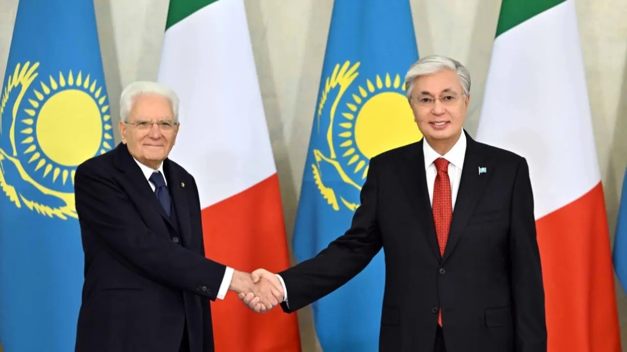 Касым-Жомарт Токаев и Серджо Маттарелла / Фото пресс-службы президента