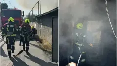 Частный дом загорелся в Турксибском районе Алматы