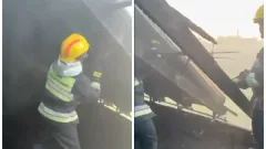 Детский сад загорелся в Туркестанской области