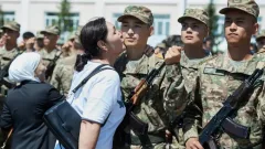 Более 700 срочников Нацгвардии принесли присягу в Астане
