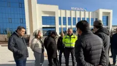 Вице-министр транспорта проверил ход реконструкции старого вокзала в Астане
