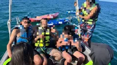 Шестерых сапбордистов унесло ветром в Каспийское море