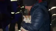 Пожарные спасли 25 человек при пожаре в многоэтажке в Караганде