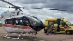 Вертолёт "Казавиаспаса" экстренно доставил пациентку из Атбасара в Кокшетау