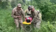Девушка на квадроцикле упала в кювет: спасатели из Талгара добирались до неё 8 километров