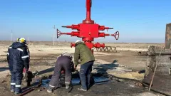 Возгорание газа на месторождении Западная Прорва: скважину загерметизировали