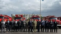 Сельским округам в Карагандинской области передали 12 единиц пожарной техники