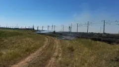 Возгорание сухой травы потушили в трёх районах Акмолинской области
