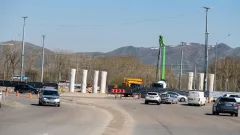 В Усть-Каменогорске строят двухуровневую развязку