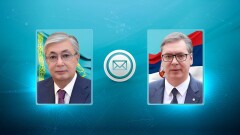Касым-Жомарт Токаев выразил соболезнования Александру Вучичу в связи с происшествием на вокзале в Сербии
