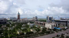 До 9 мая перекрыли движение на участке проспекта Абылай хана в Астане