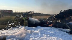 Кукурузник загорелся на взлёте в Акмолинской области  