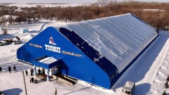 В одном из сёл СКО открыли новый хоккейный корт