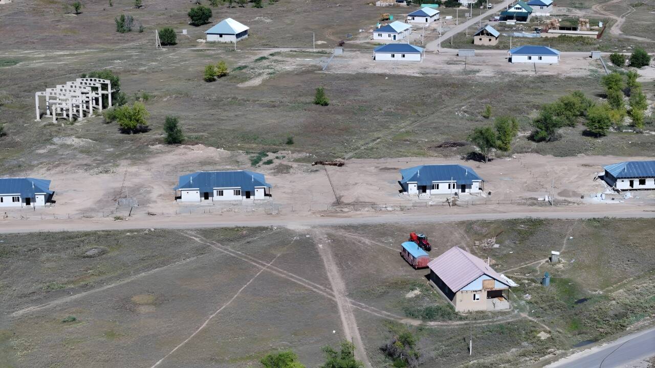 Строительство домов в Урджарском районе  / Фото пресс-службы акимата Абайской области