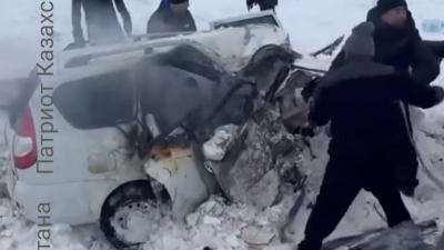 Трое человек погибли в ДТП на трассе в Улытауской области