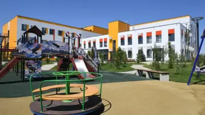 В Конаеве открыли детский дом за 4 млрд тенге: в него переселят 171 ребёнка из аварийного здания в Алматы