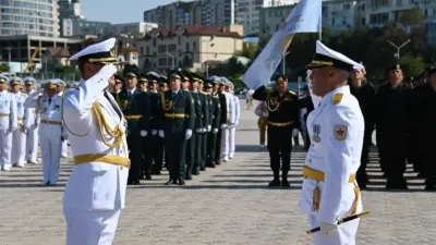 В Актау отметили 29-ю годовщину создания Военно-морских сил Казахстана