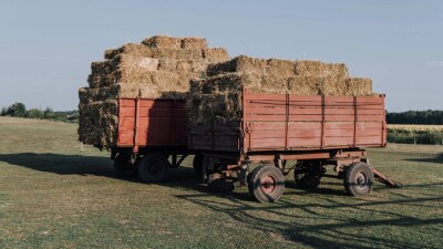 Очередной случай возгорания сена произошёл в Акмолинской области