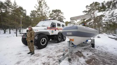 Современную спасательную станцию открыли на озере Шалкар