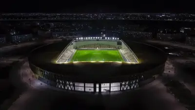 Новый стадион по стандарту УЕФА открыли в Кызылорде