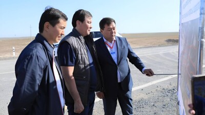 На случай паводка: водосток построили вдоль трассы Актобе – Астрахань