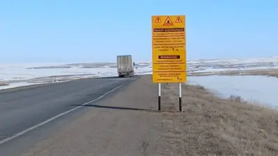 Республиканские дороги Казахстана готовят к весеннему паводку