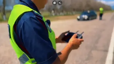 В Абайской области нарушения ПДД фиксируют беспилотники